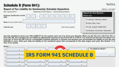 IRS Form 941 Schedule B 2 IRS Form 941 Schedule B