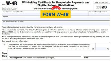 Form W-4R 3 Form W-4R