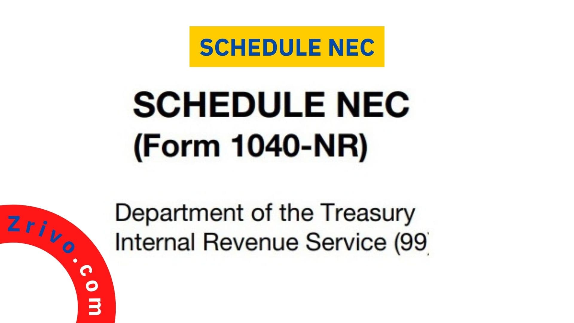 Schedule NEC Schedule NEC