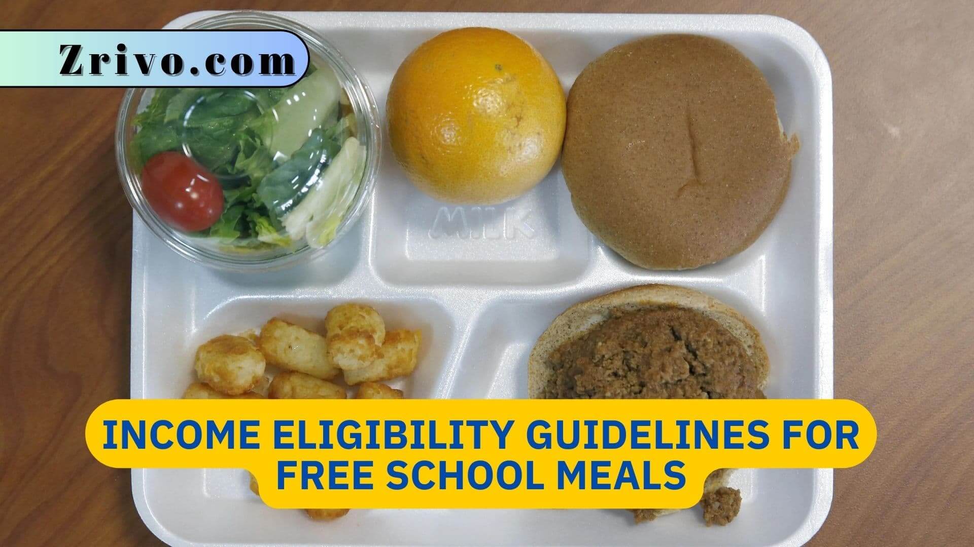 Income Eligibility Guidelines For Free School Meals Income Eligibility Guidelines For Free School Meals