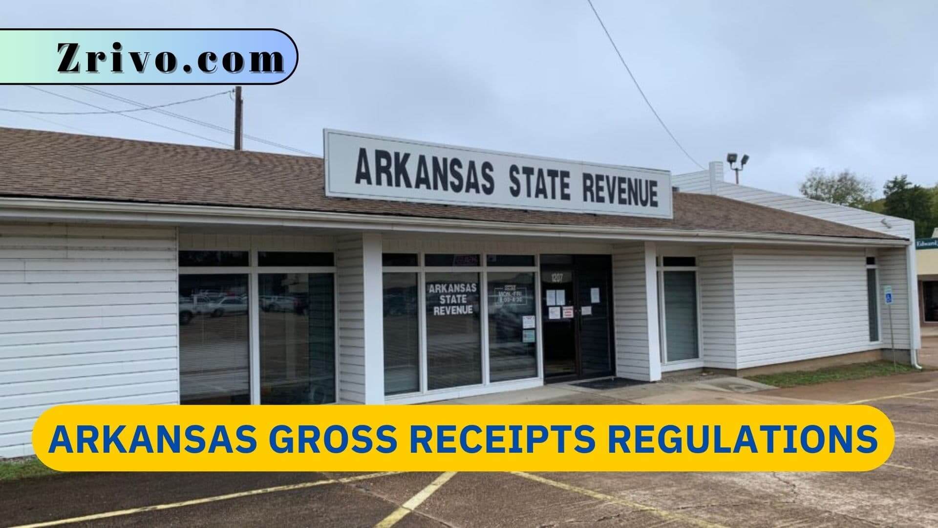 Arkansas Gross Receipts Regulations Arkansas Gross Receipts Regulations