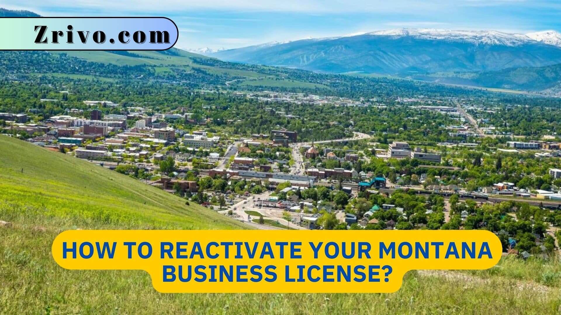 How to Reactivate Your Montana Business License? How to Reactivate Your Montana Business License
