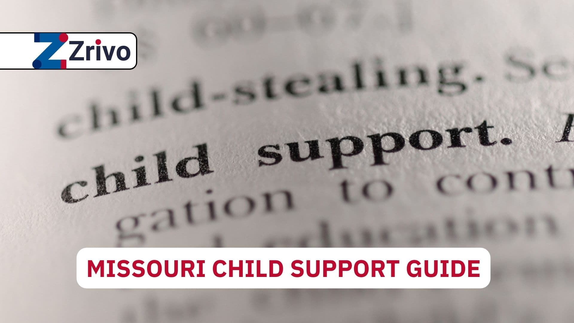 Missouri Child Support Guide Missouri Child Support Guide