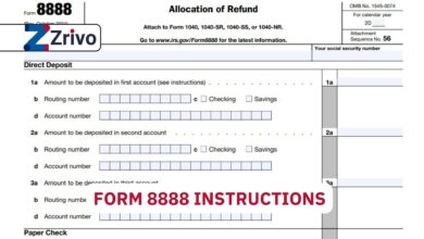 Form 8888 Instructions