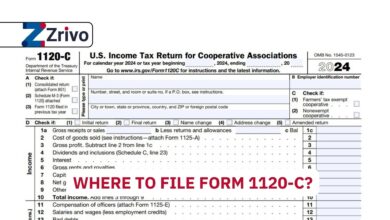 Where to File Form 1120-C